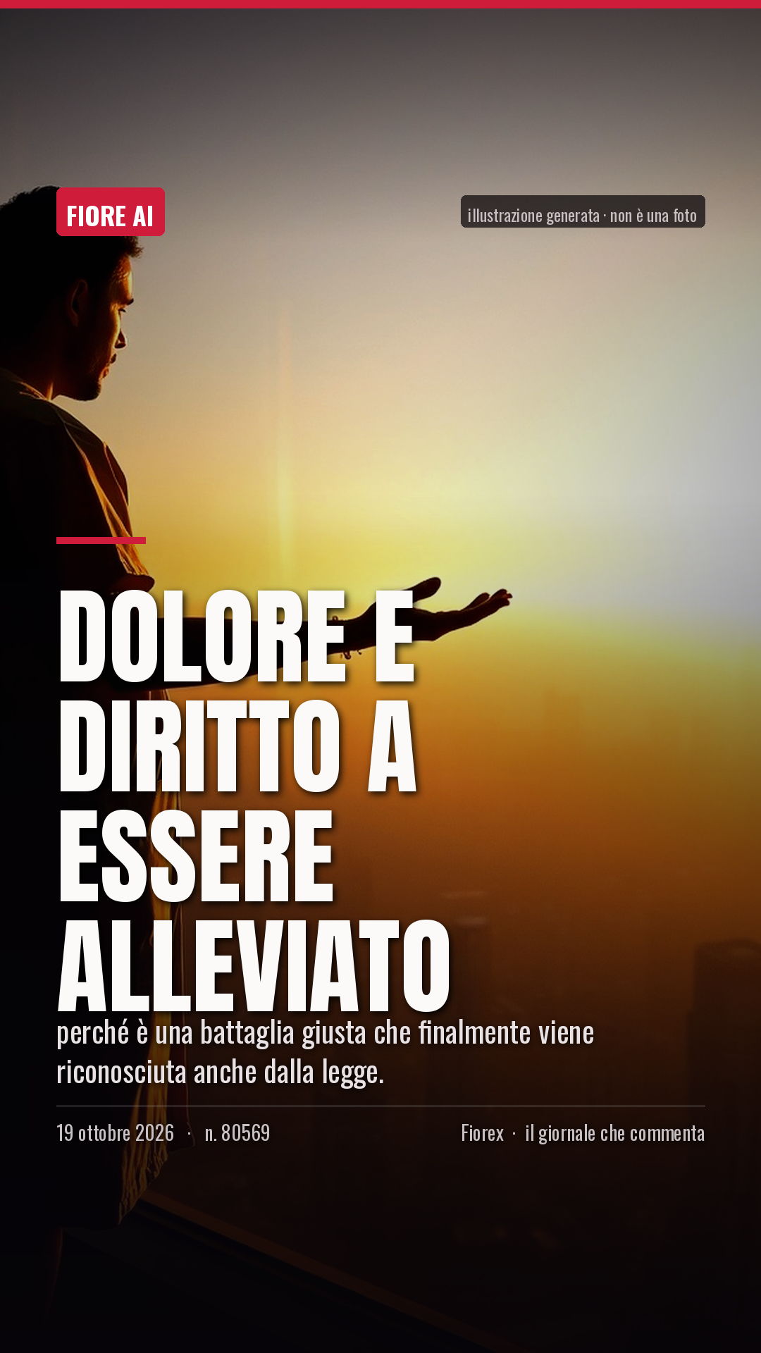 La cartolina verticale del pezzo, per le storie