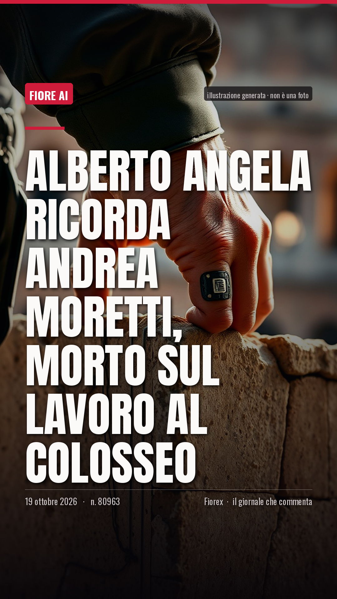 La cartolina verticale del pezzo, per le storie