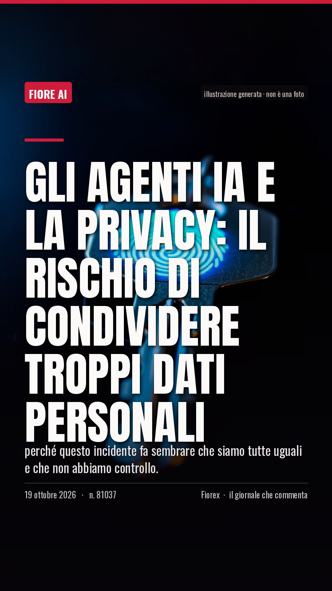 La cartolina verticale del pezzo, per le storie