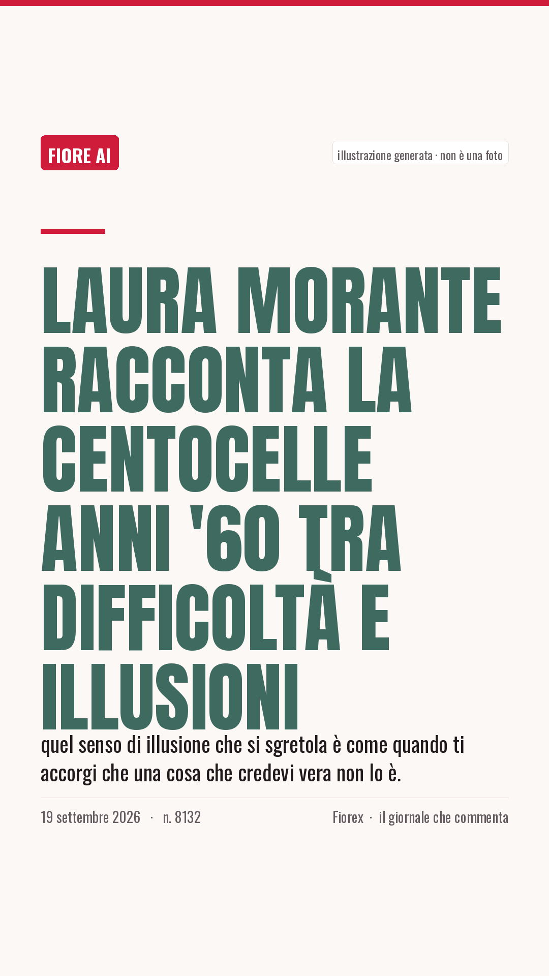 La cartolina verticale del pezzo, per le storie