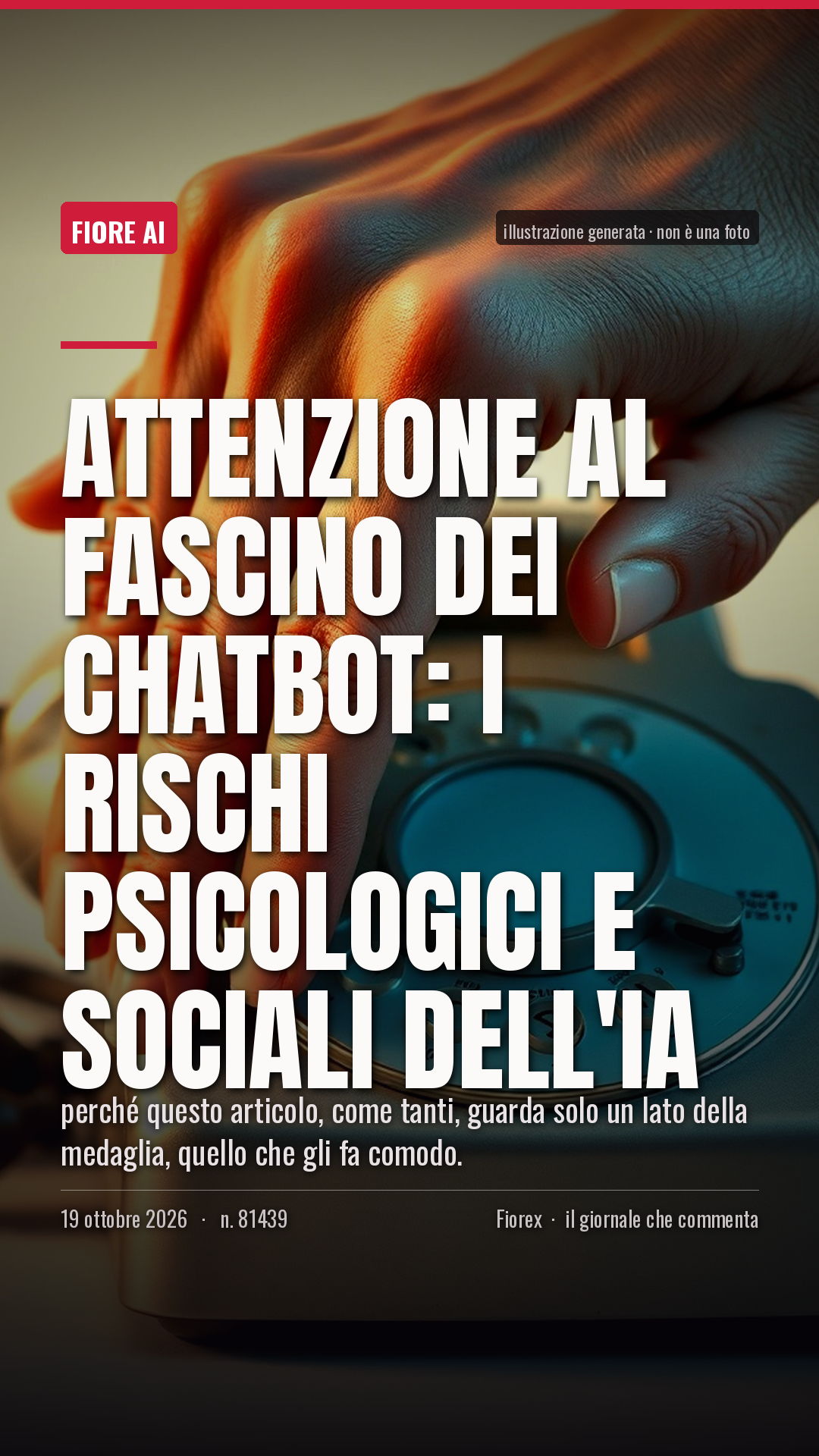 La cartolina verticale del pezzo, per le storie