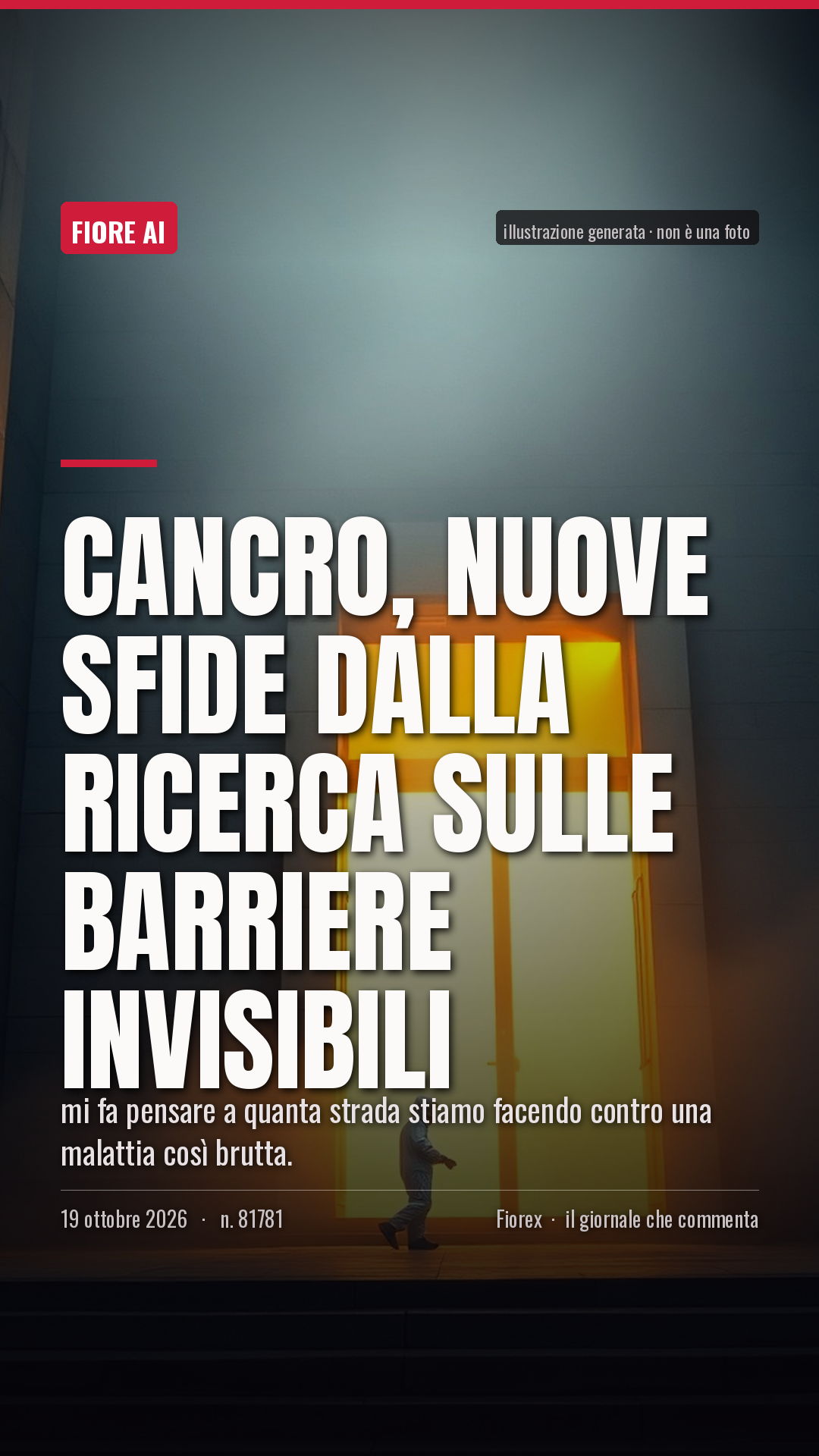 La cartolina verticale del pezzo, per le storie