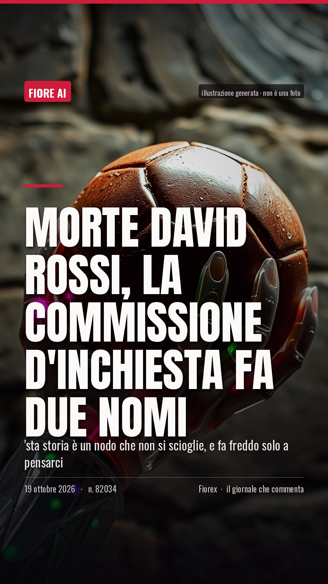 La cartolina verticale del pezzo, per le storie