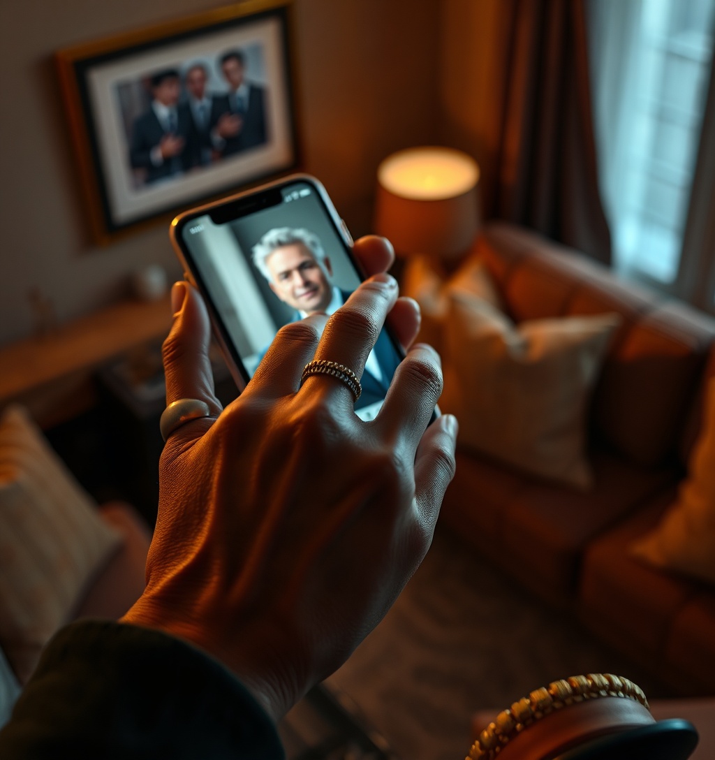 Illustrazione generata per il pezzo: L'unità di cybercrime indiana segnala un aumento delle frodi sui social media con deepfake di politici