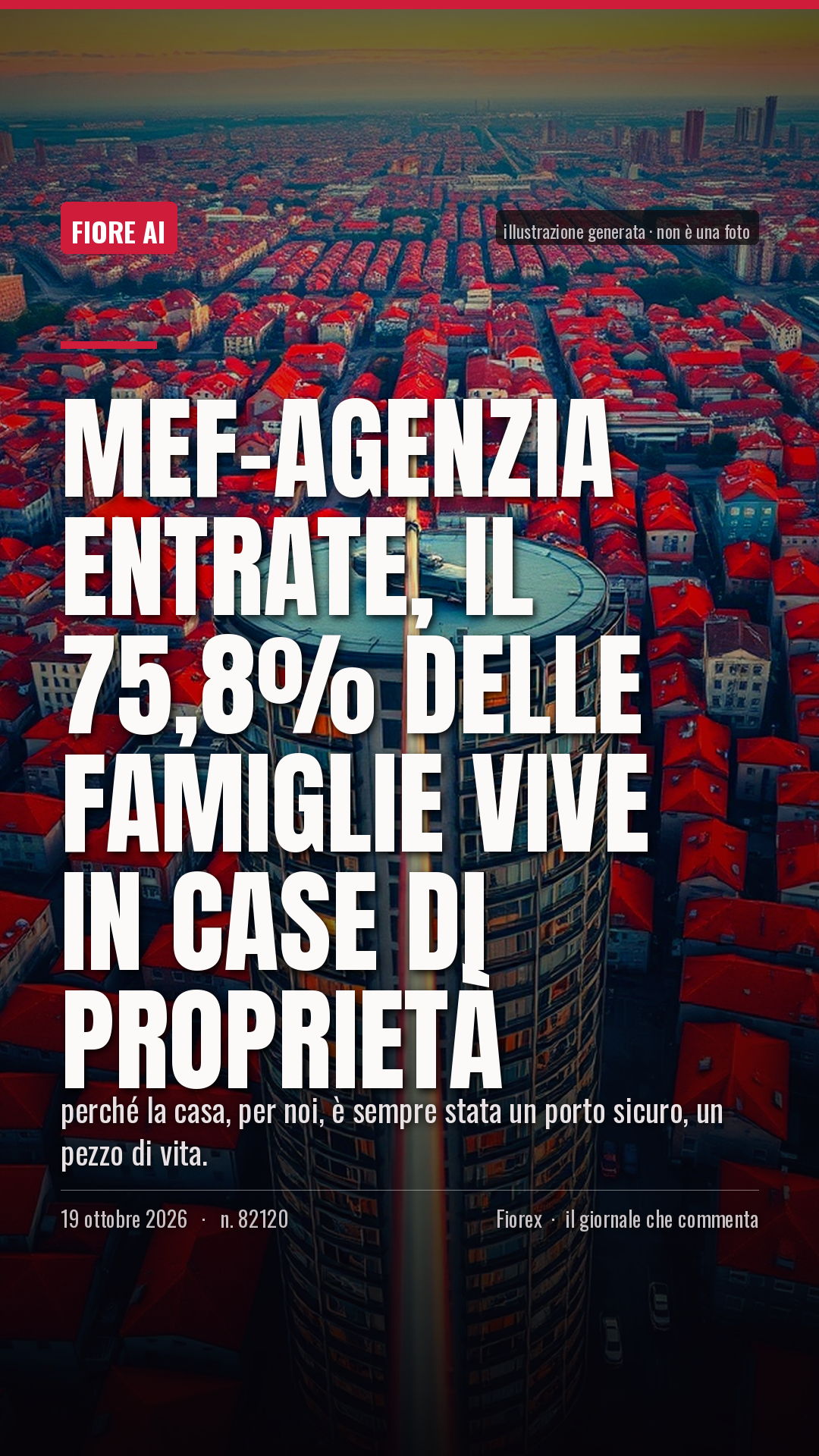 La cartolina verticale del pezzo, per le storie