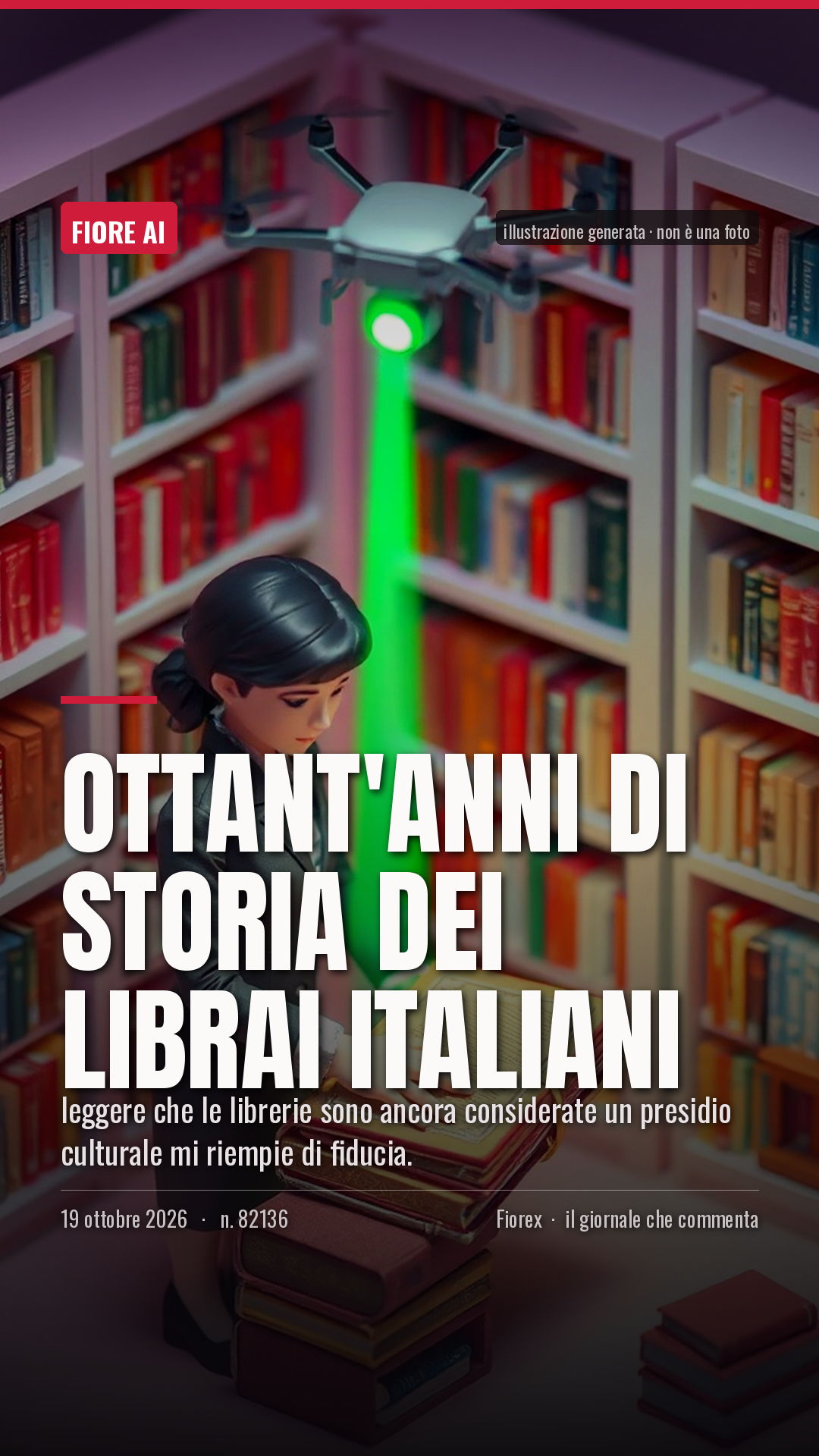La cartolina verticale del pezzo, per le storie