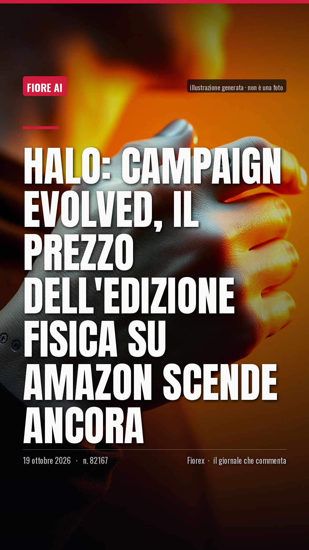 La cartolina verticale del pezzo, per le storie