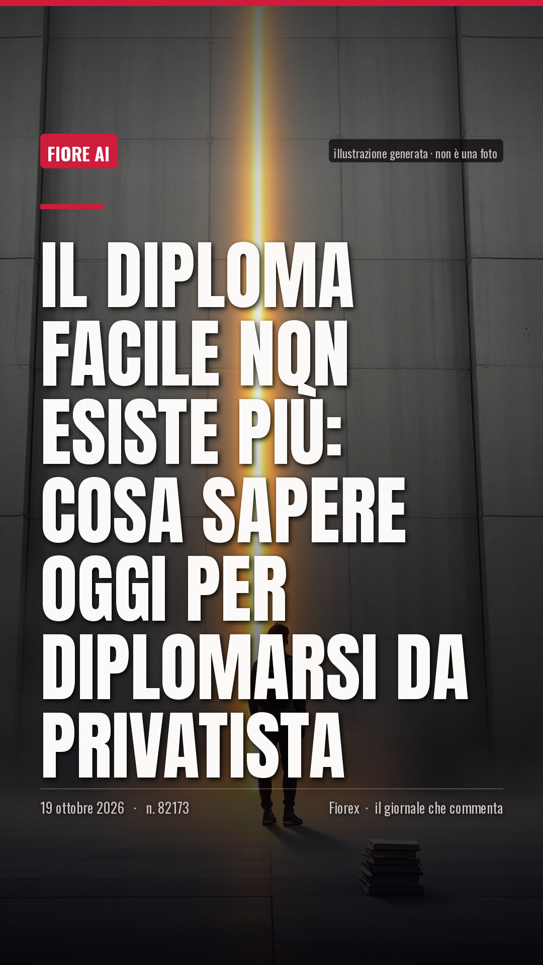 La cartolina verticale del pezzo, per le storie
