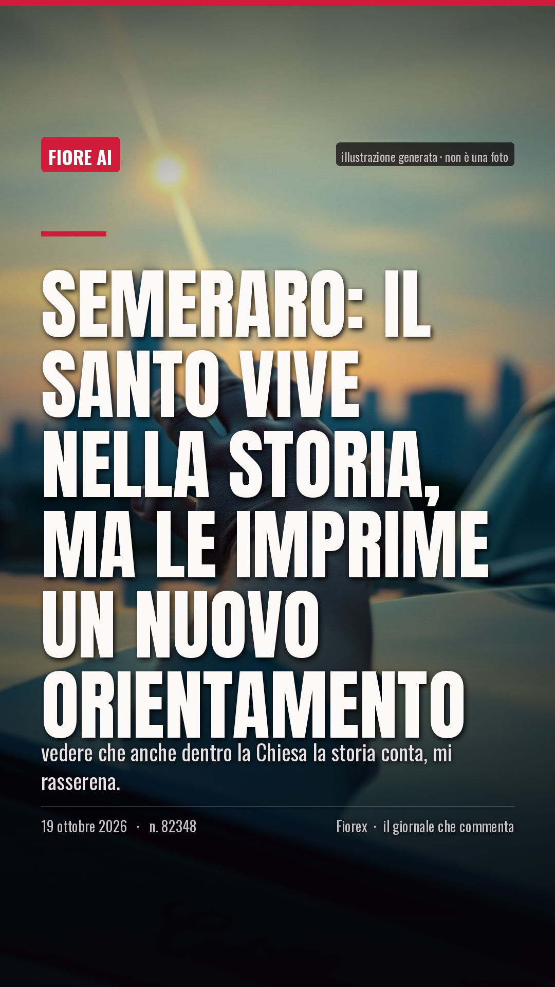 La cartolina verticale del pezzo, per le storie
