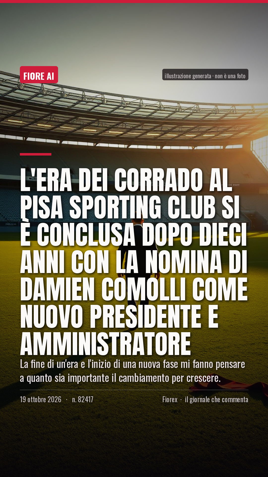 La cartolina verticale del pezzo, per le storie