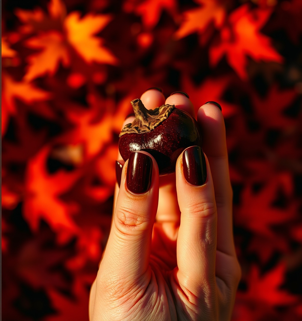 Illustrazione generata per il pezzo: La manicure "rich espresso" di Catherine Zeta-Jones è la tendenza unghie (da replicare) più chic dell’autunno