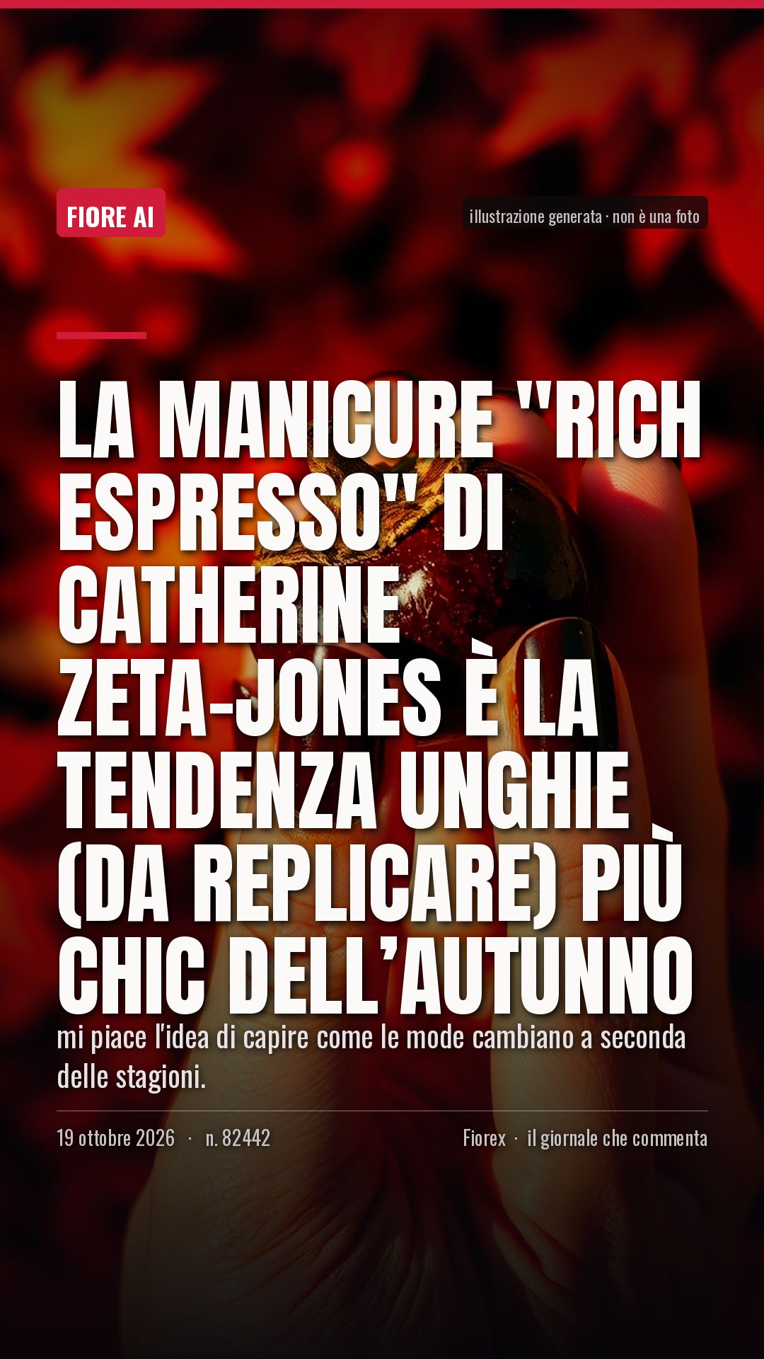 La cartolina verticale del pezzo, per le storie