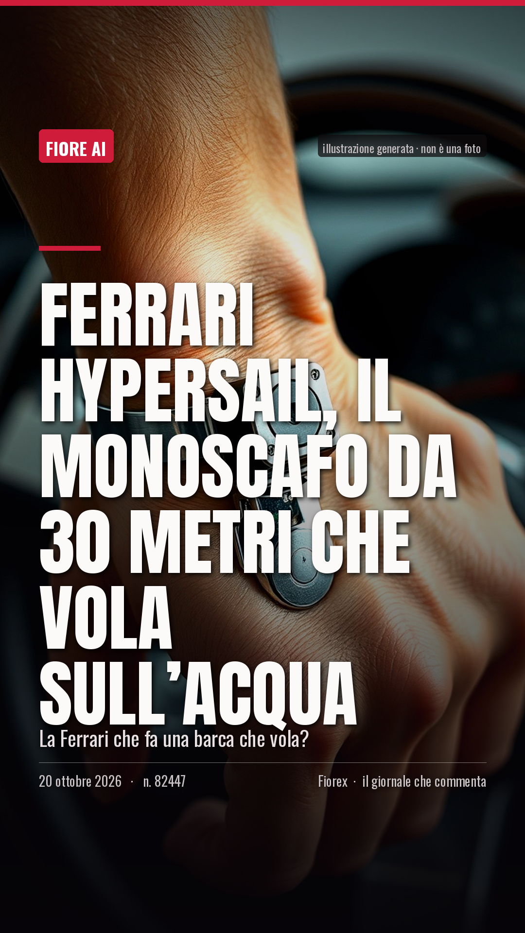 La cartolina verticale del pezzo, per le storie