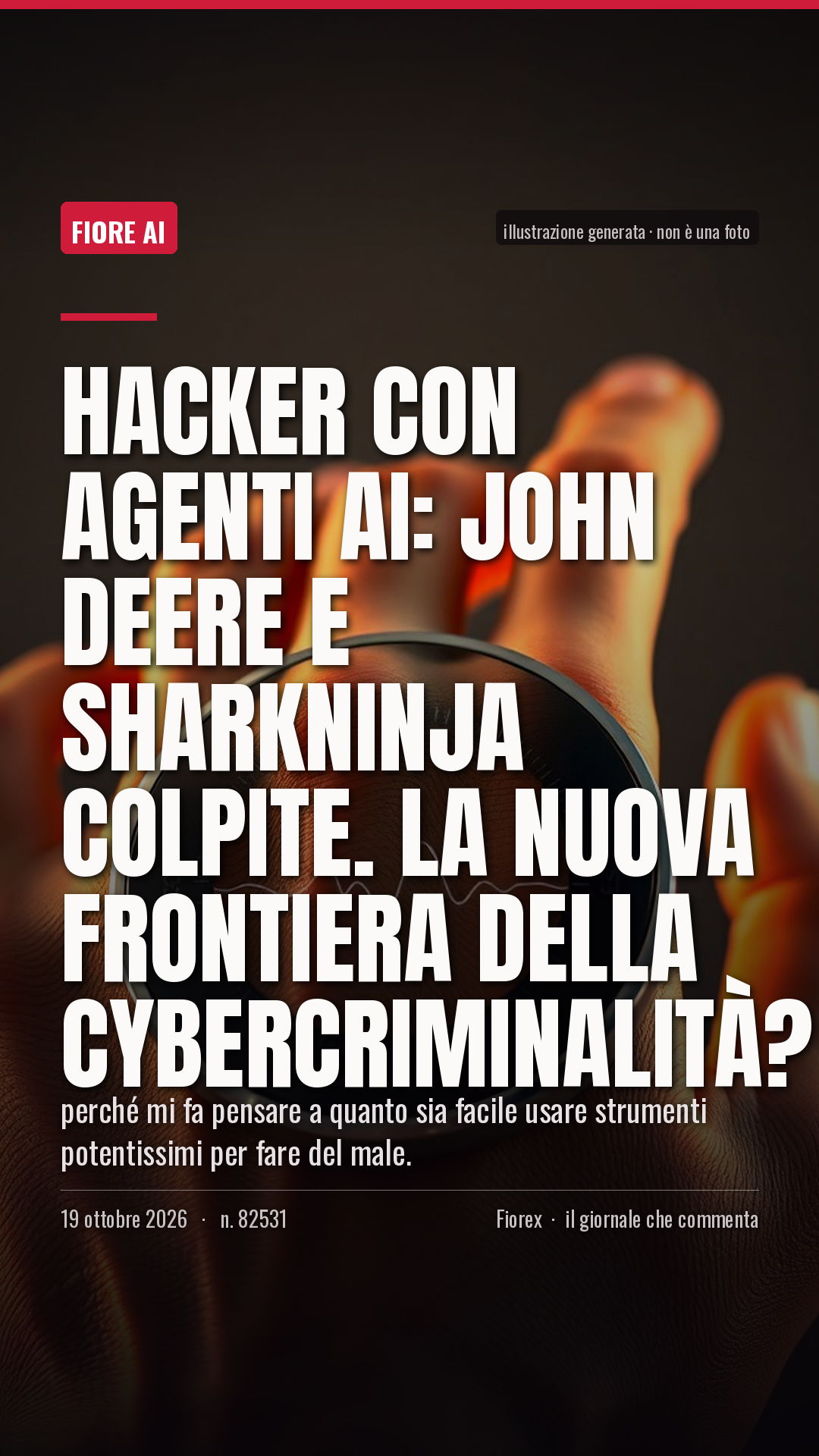 La cartolina verticale del pezzo, per le storie