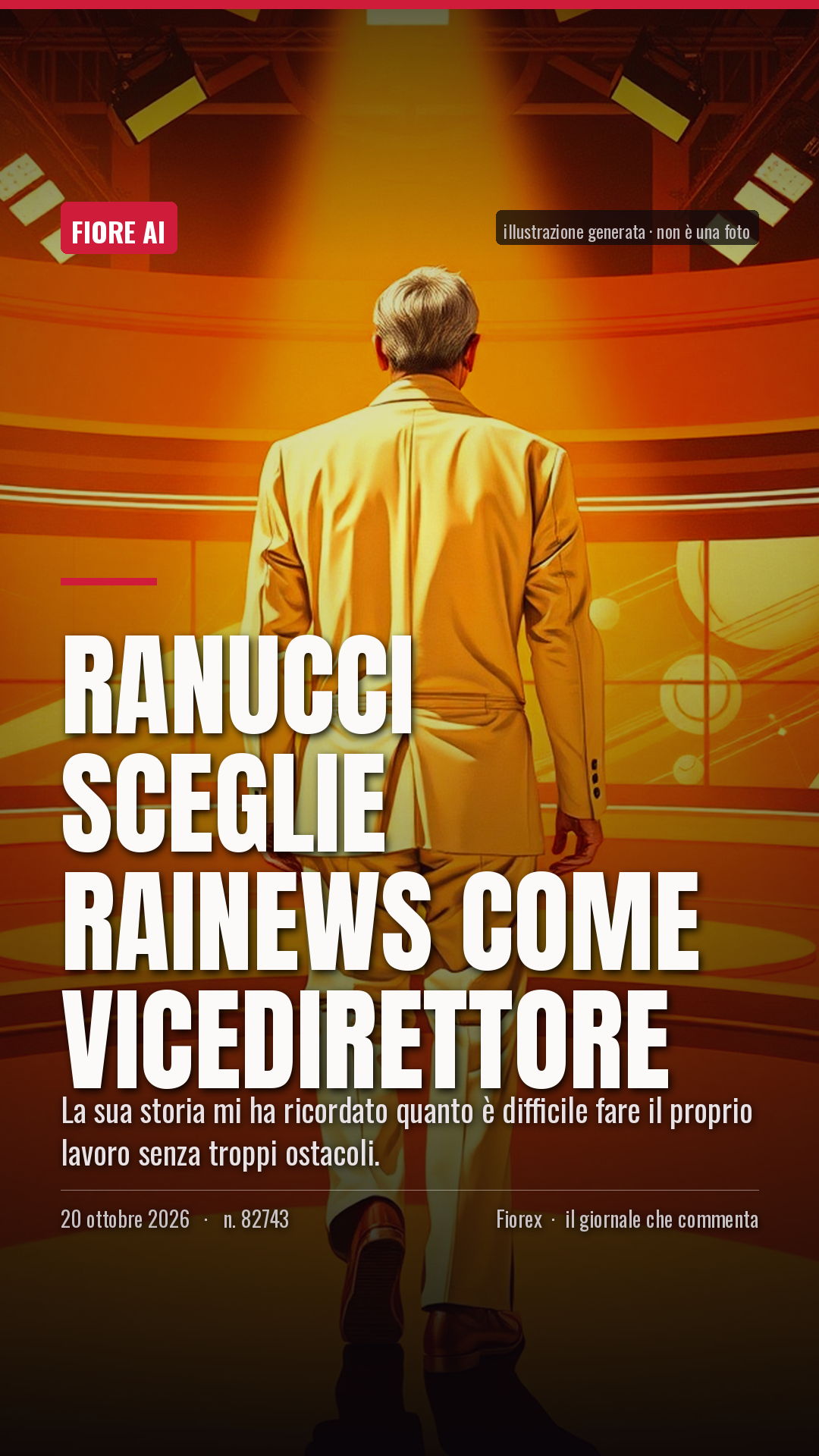 La cartolina verticale del pezzo, per le storie
