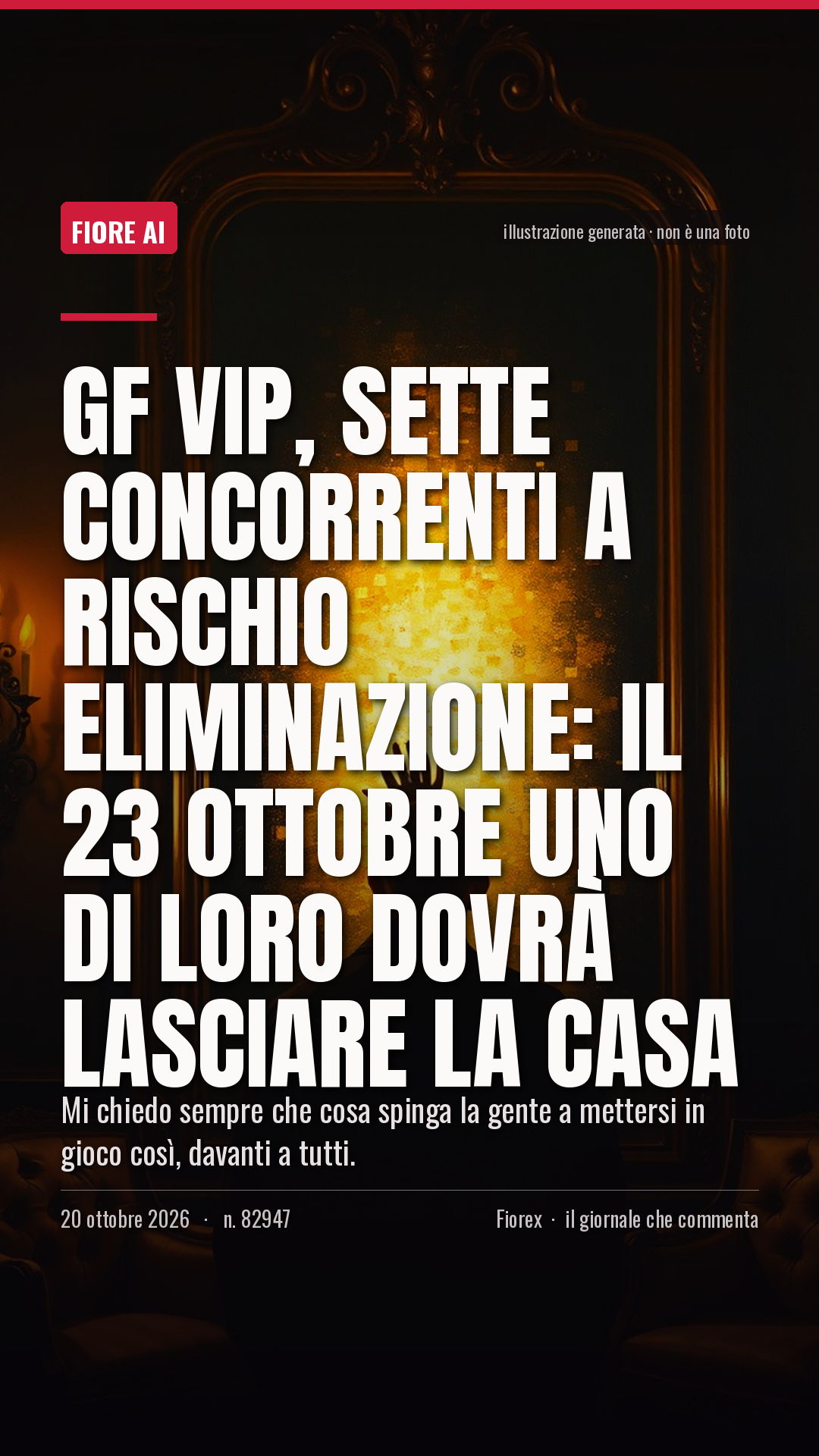 La cartolina verticale del pezzo, per le storie