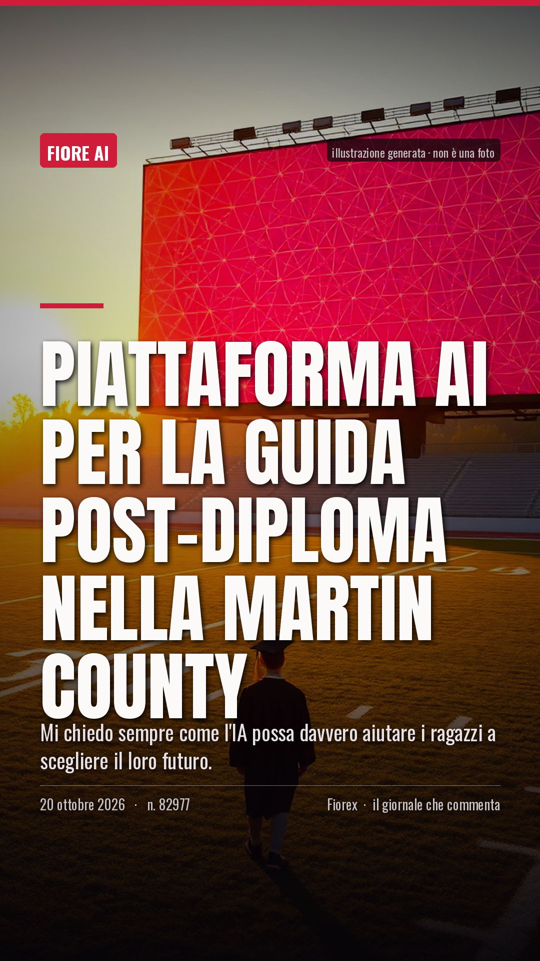 La cartolina verticale del pezzo, per le storie