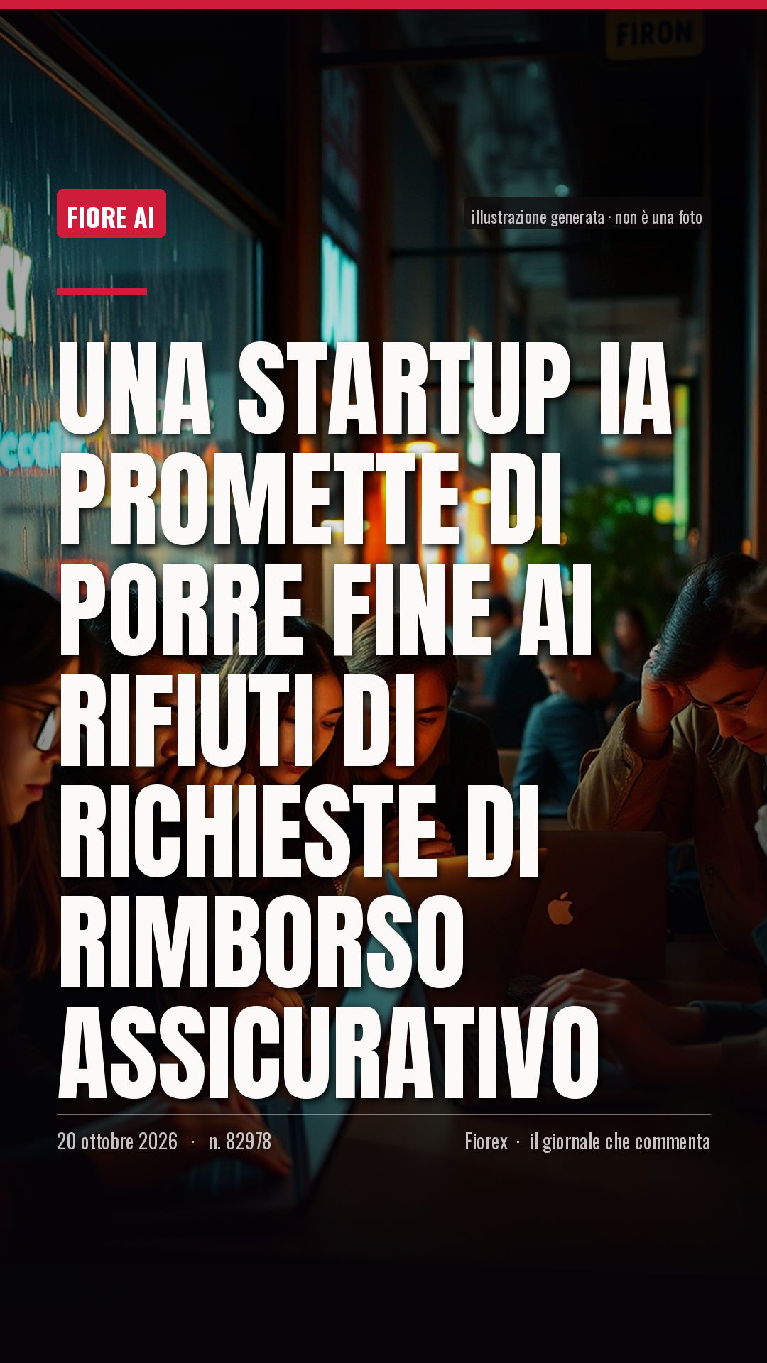 La cartolina verticale del pezzo, per le storie