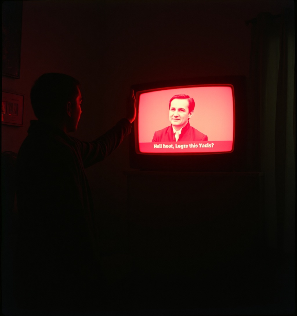 Illustrazione generata per il pezzo: Le pubblicità politiche generate da AI invadono gli schermi TV, e sono sempre più difficili da riconoscere