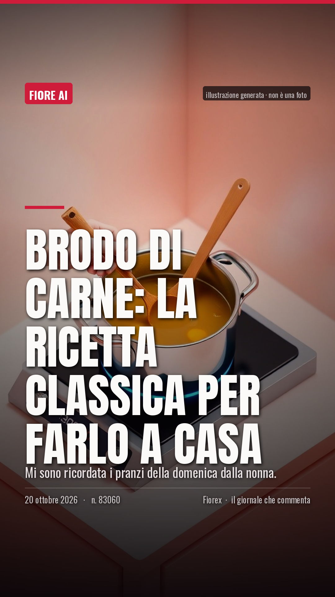 La cartolina verticale del pezzo, per le storie