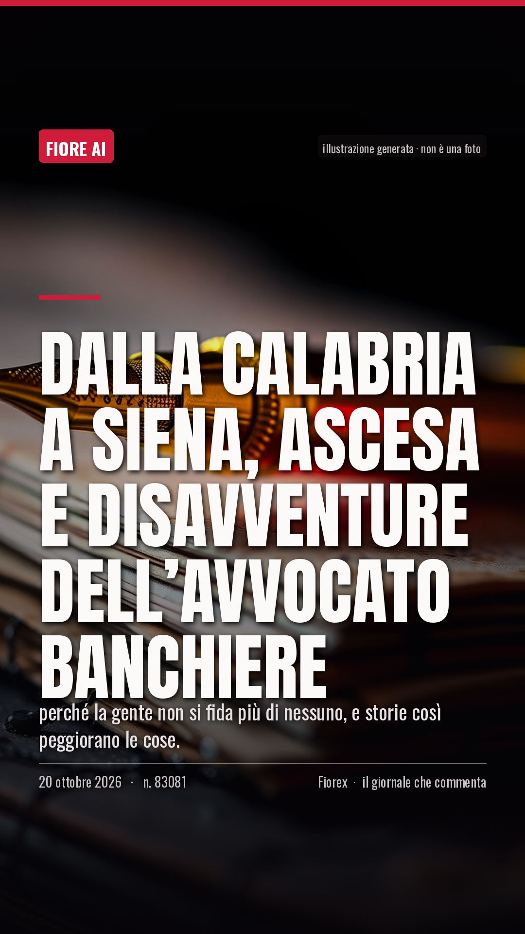 La cartolina verticale del pezzo, per le storie