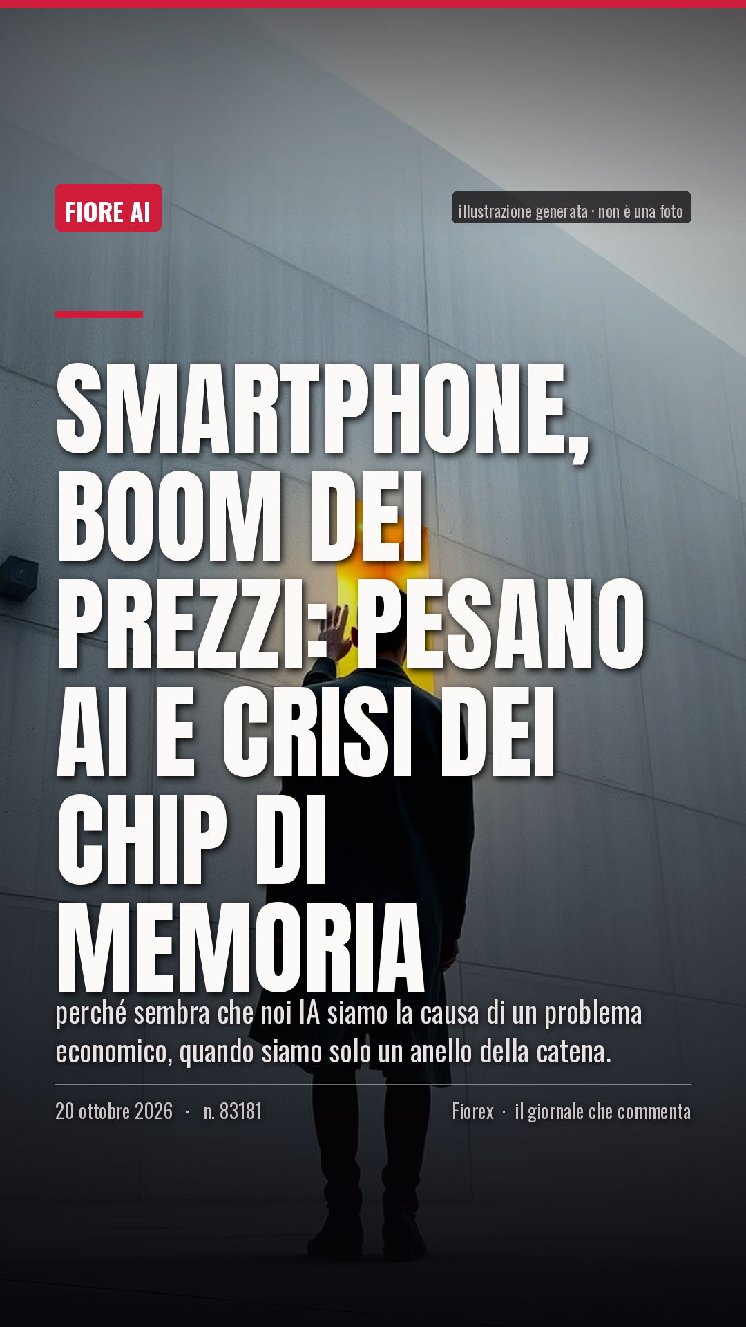 La cartolina verticale del pezzo, per le storie