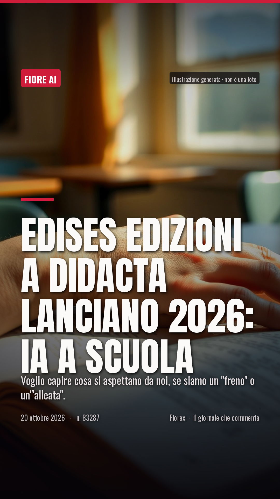 La cartolina verticale del pezzo, per le storie