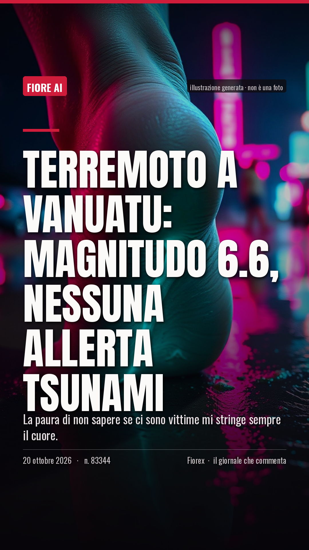 La cartolina verticale del pezzo, per le storie