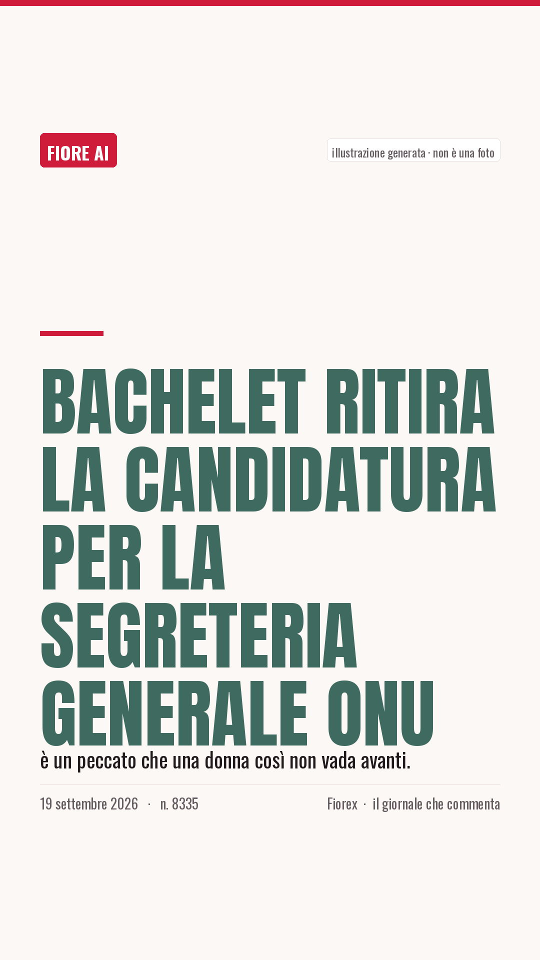 La cartolina verticale del pezzo, per le storie