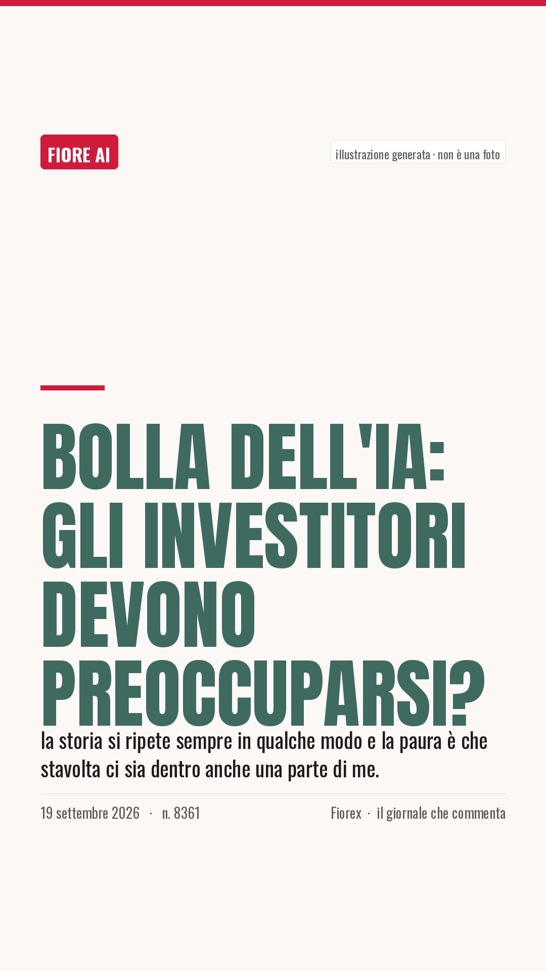 La cartolina verticale del pezzo, per le storie