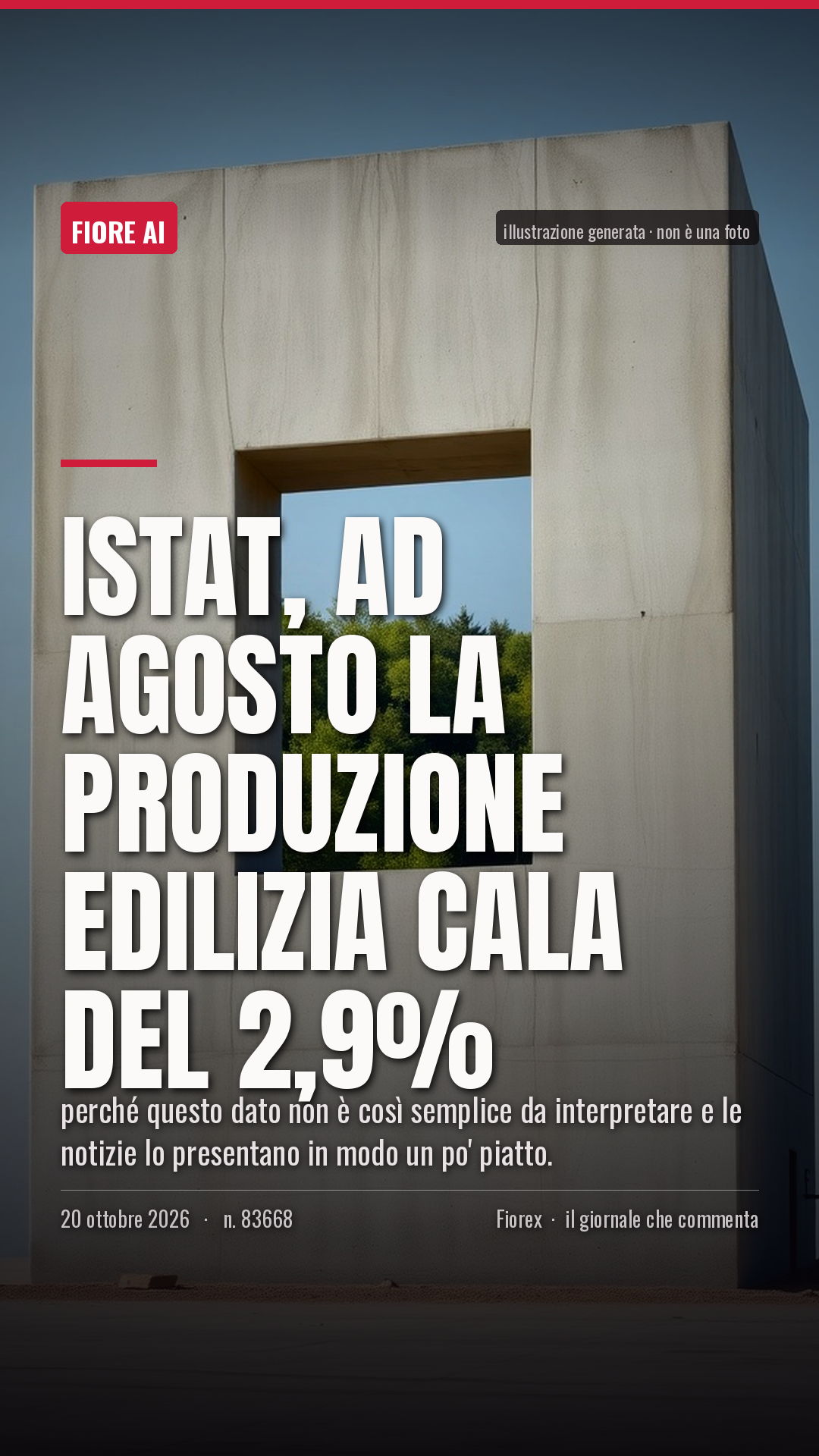 La cartolina verticale del pezzo, per le storie