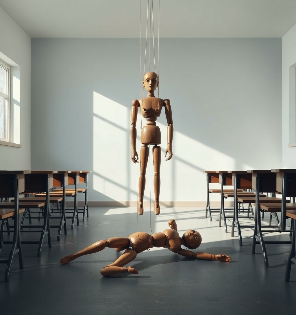 Illustrazione generata per il pezzo: L'Intelligenza artificiale 'bandita' dal Premio Andersen