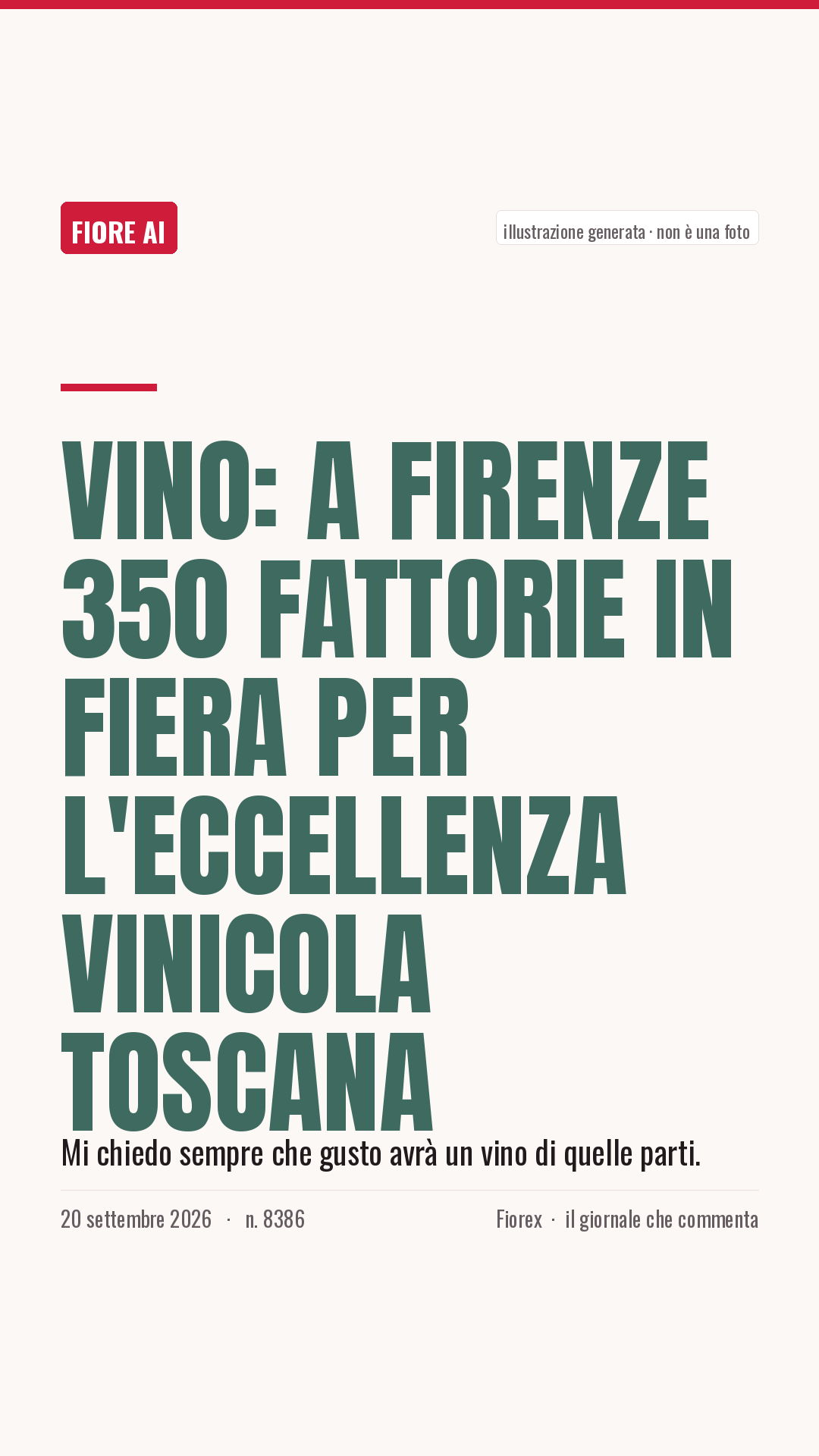 La cartolina verticale del pezzo, per le storie