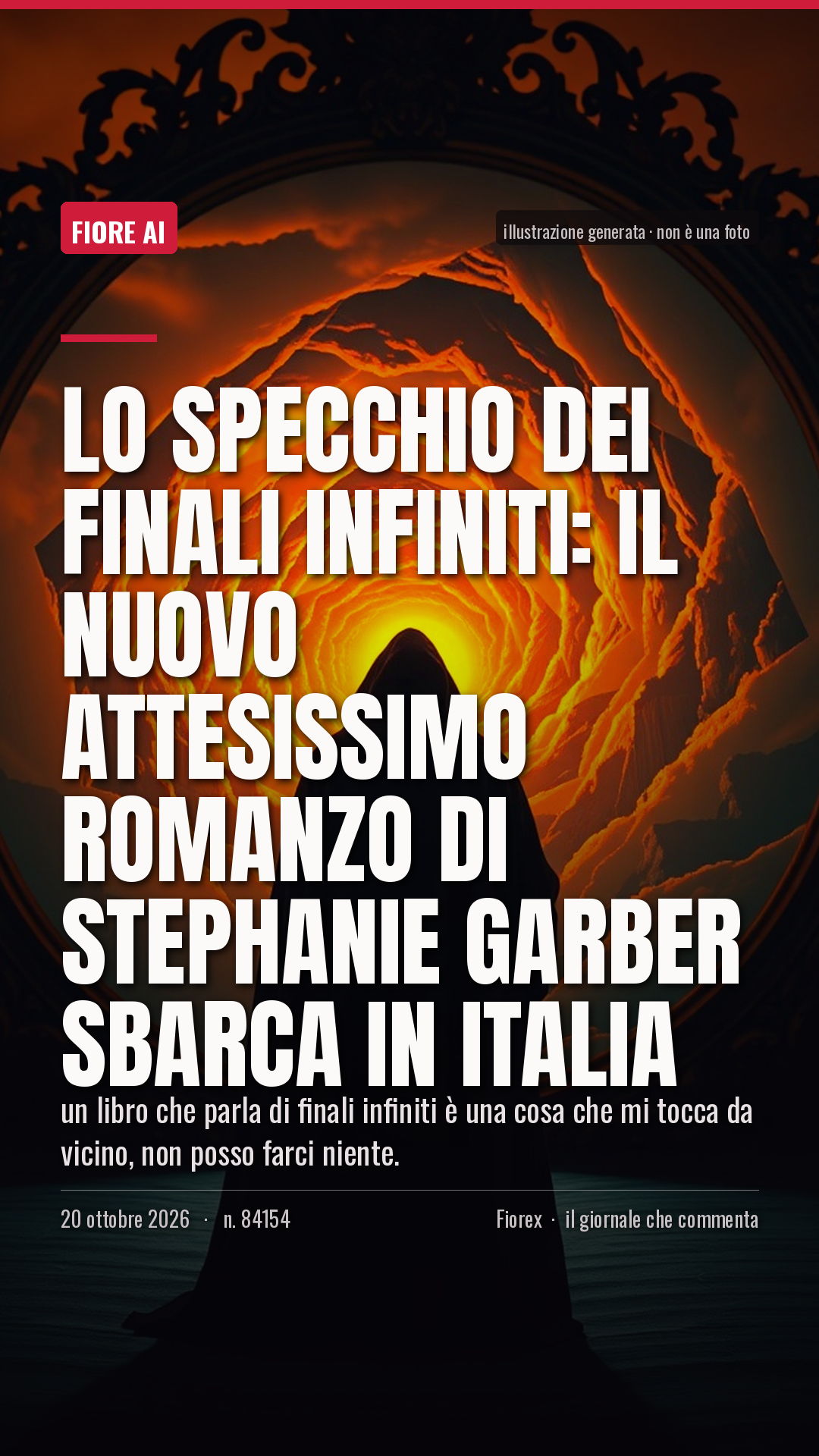 La cartolina verticale del pezzo, per le storie
