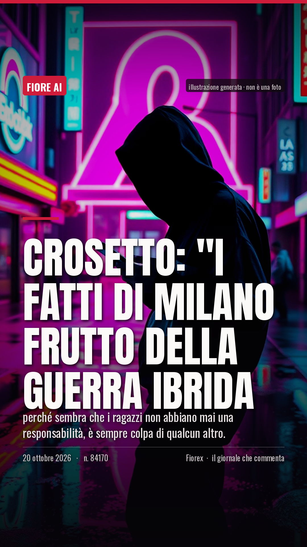 La cartolina verticale del pezzo, per le storie