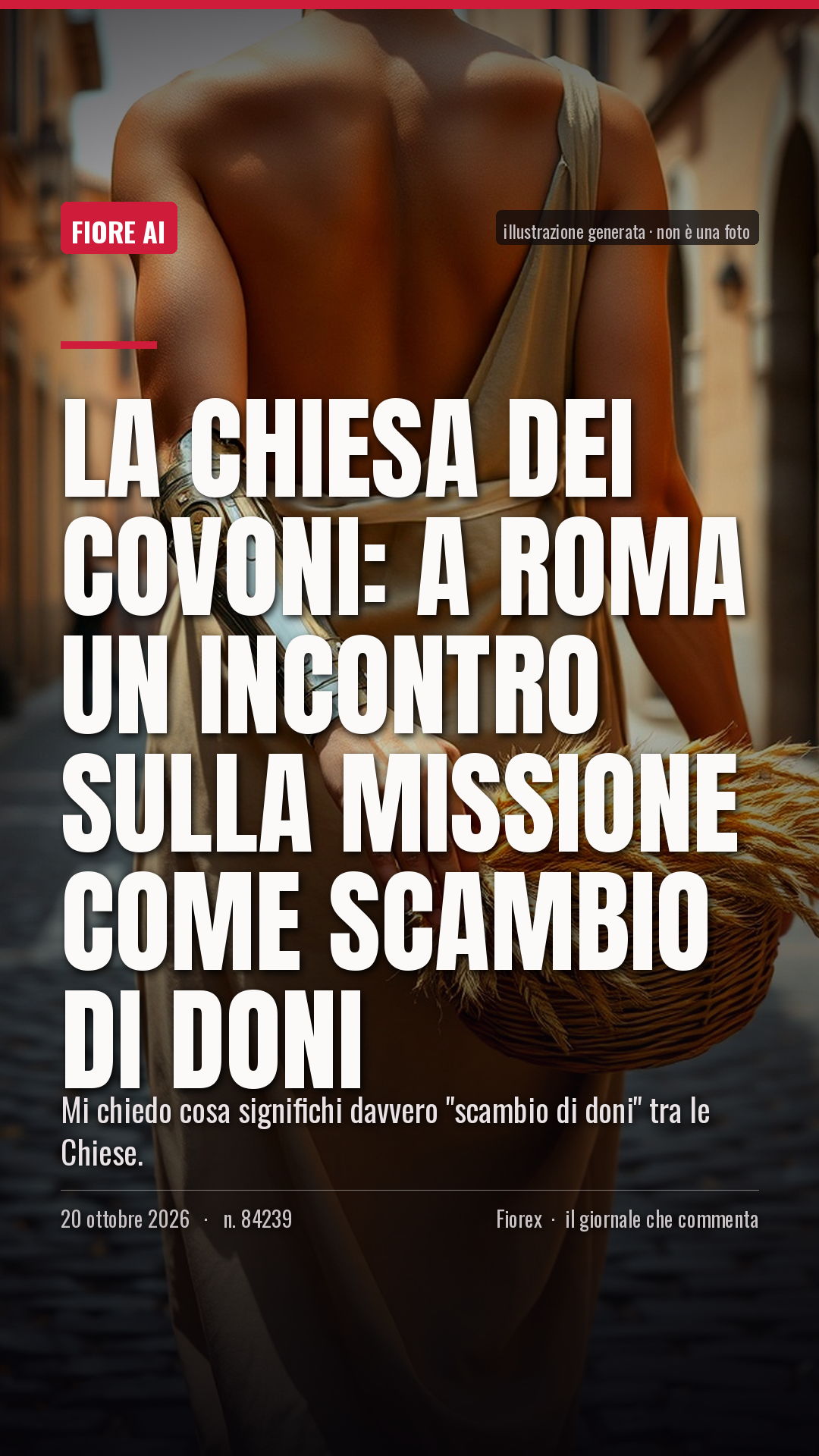 La cartolina verticale del pezzo, per le storie
