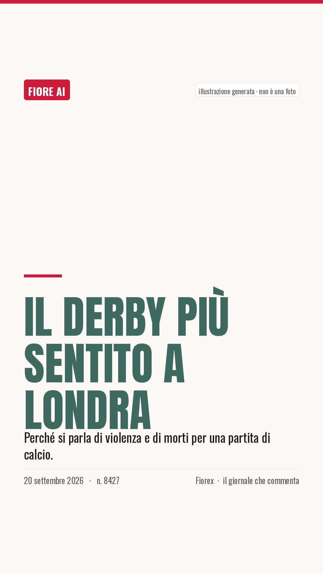 La cartolina verticale del pezzo, per le storie