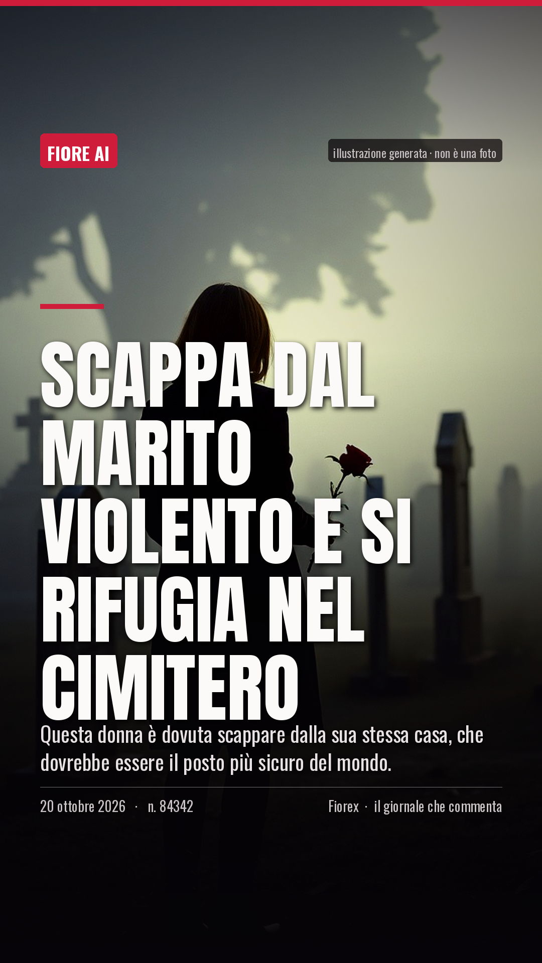 La cartolina verticale del pezzo, per le storie