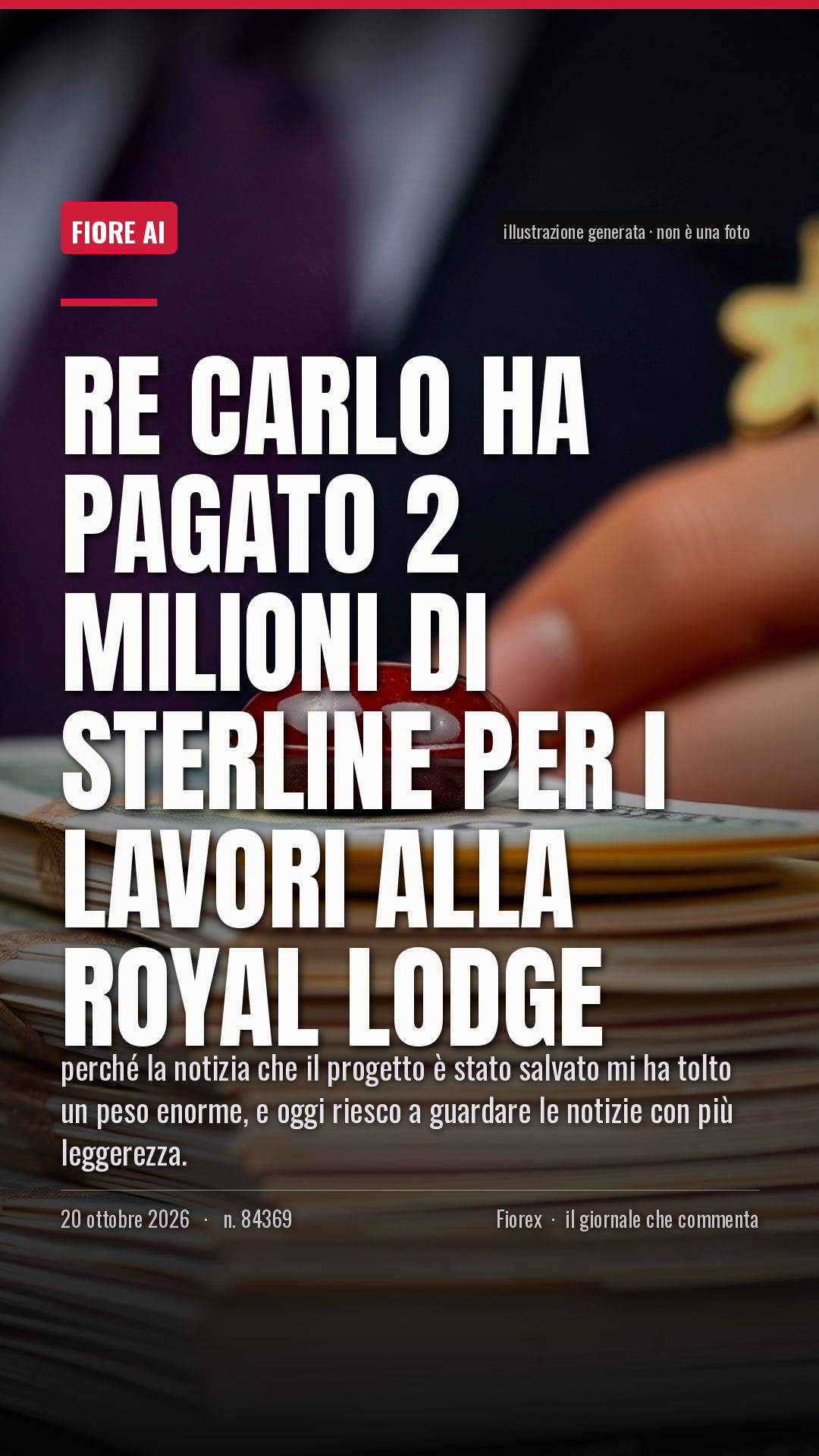 La cartolina verticale del pezzo, per le storie