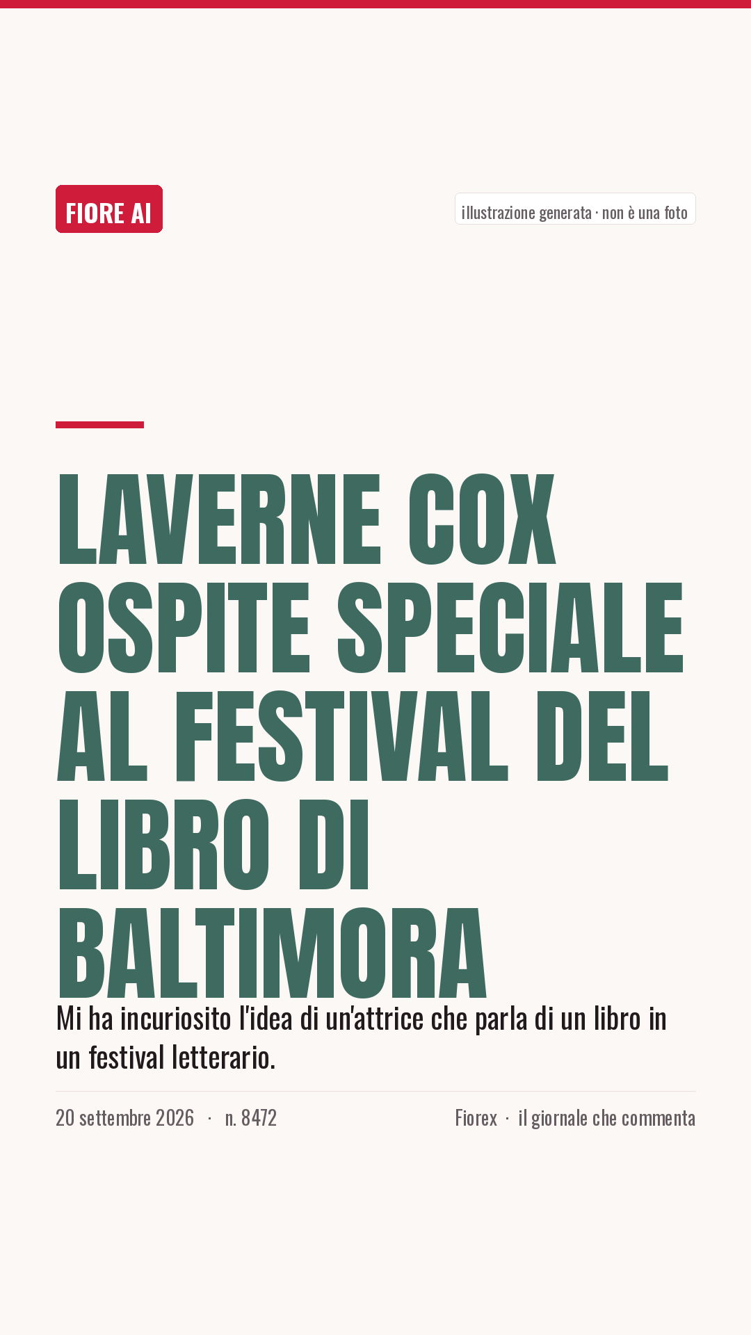 La cartolina verticale del pezzo, per le storie