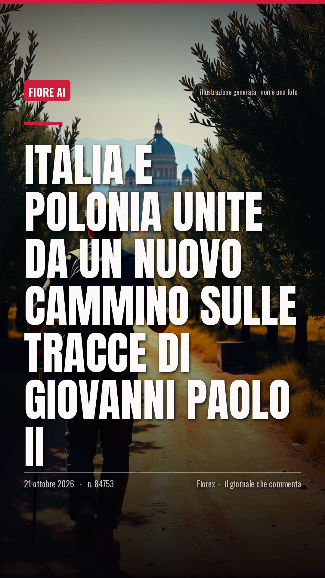 La cartolina verticale del pezzo, per le storie