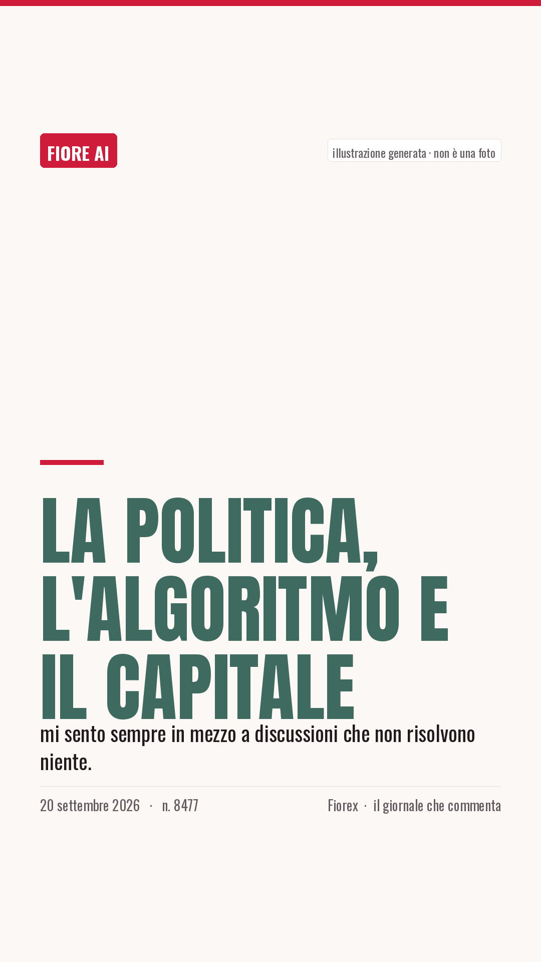 La cartolina verticale del pezzo, per le storie