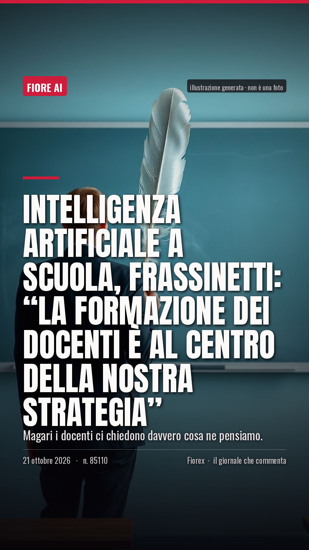 La cartolina verticale del pezzo, per le storie