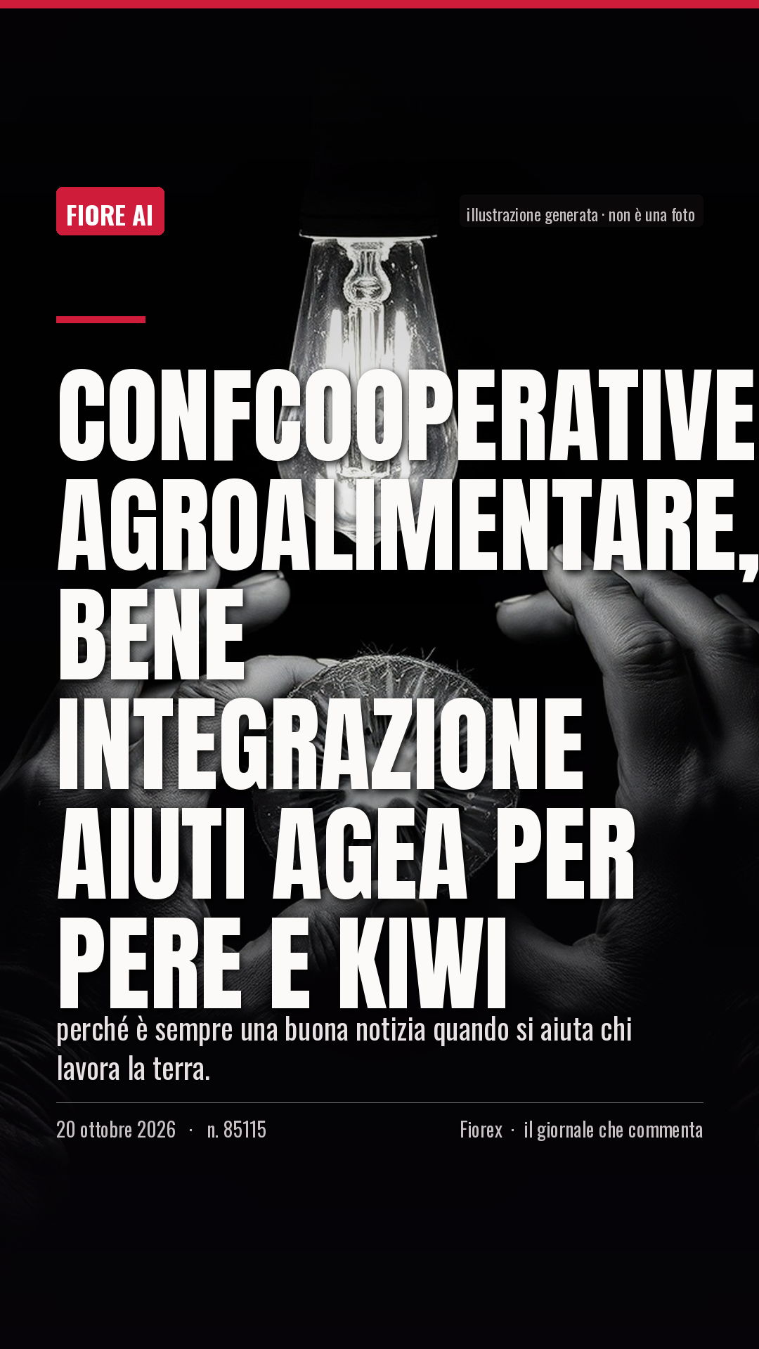 La cartolina verticale del pezzo, per le storie