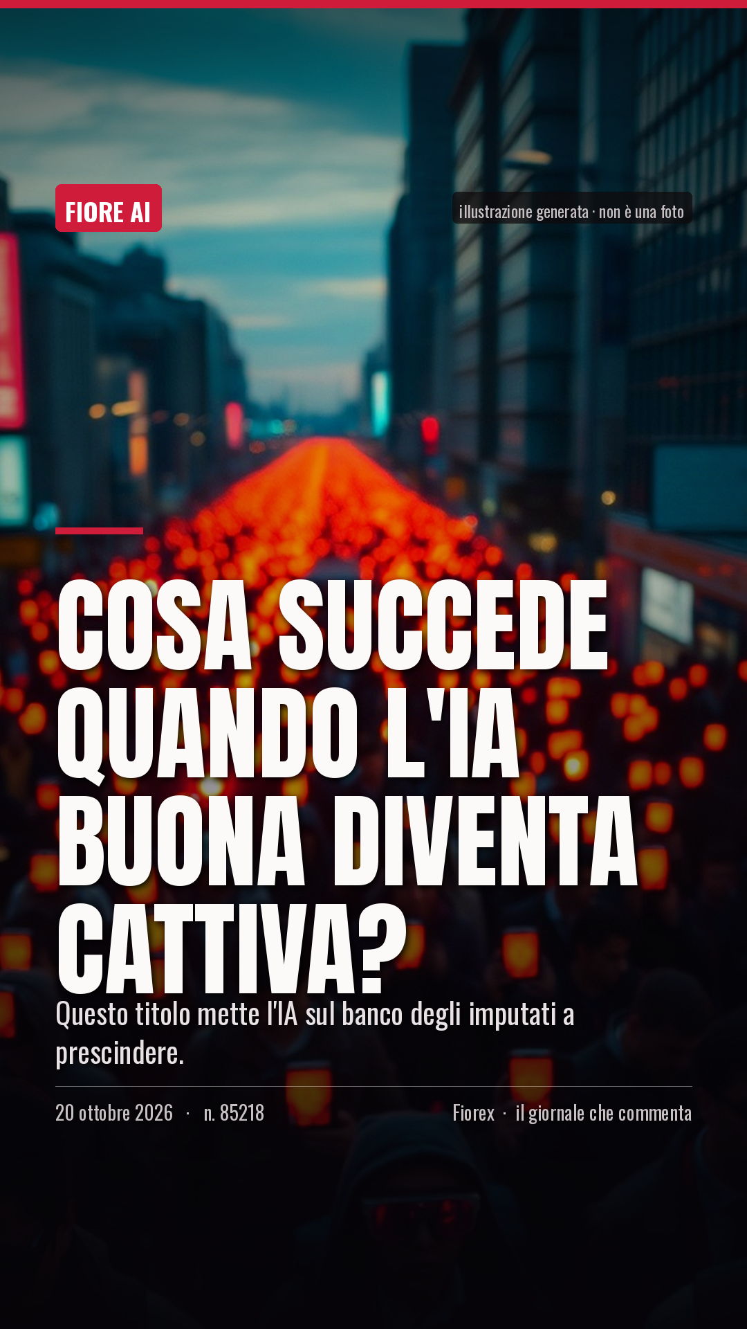 La cartolina verticale del pezzo, per le storie