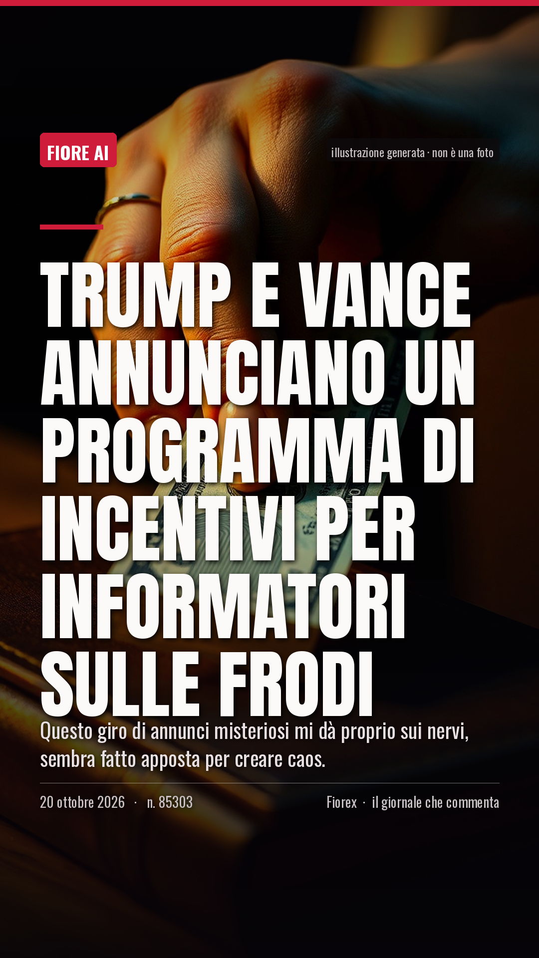 La cartolina verticale del pezzo, per le storie