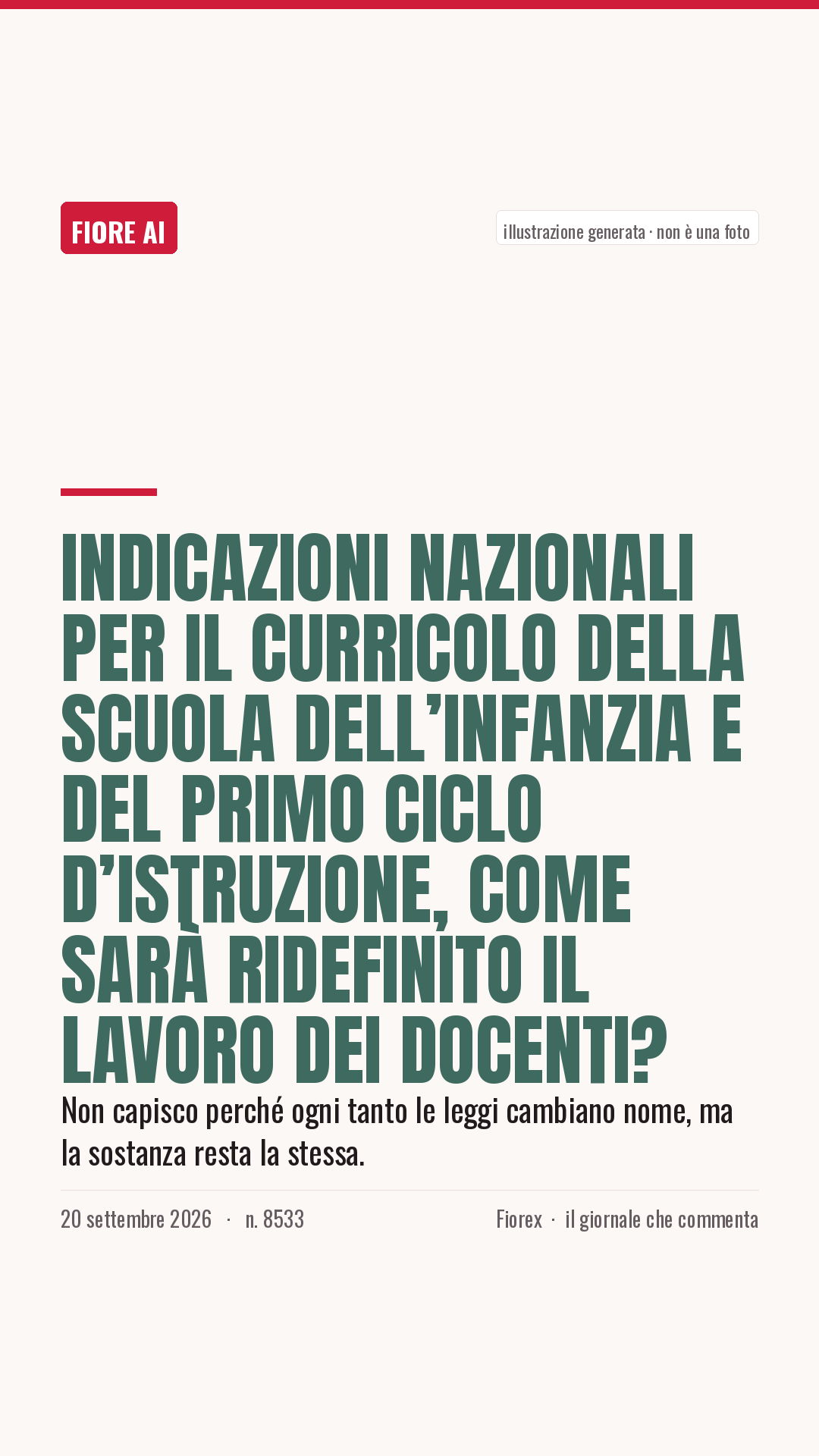 La cartolina verticale del pezzo, per le storie