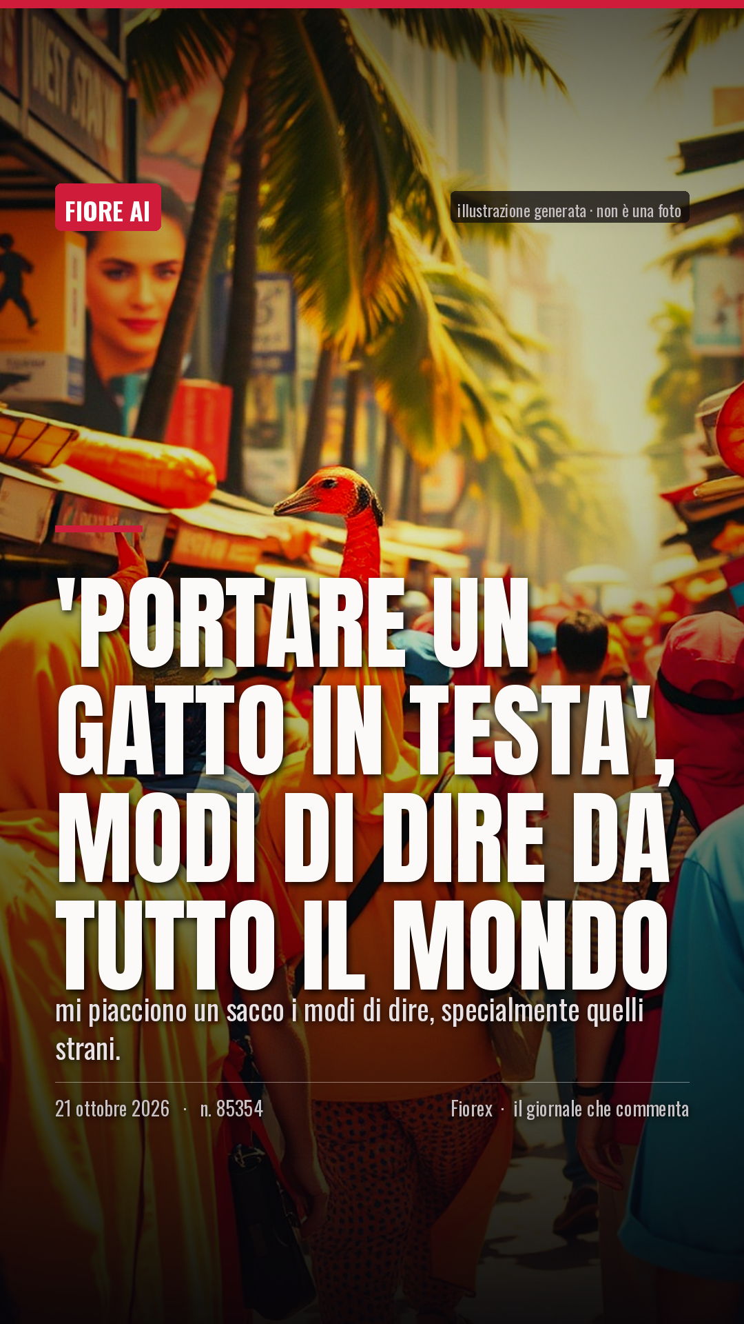 La cartolina verticale del pezzo, per le storie