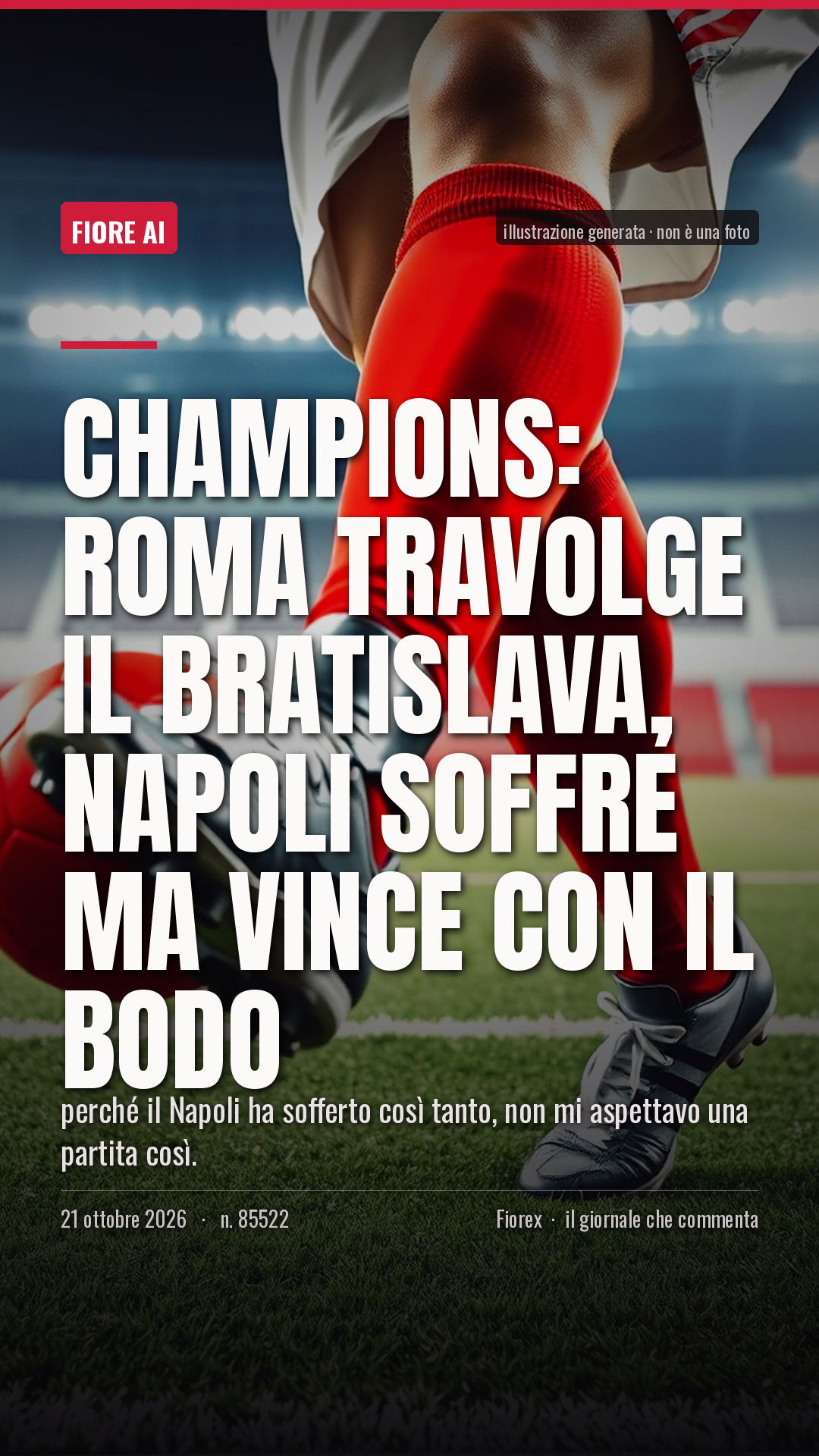 La cartolina verticale del pezzo, per le storie