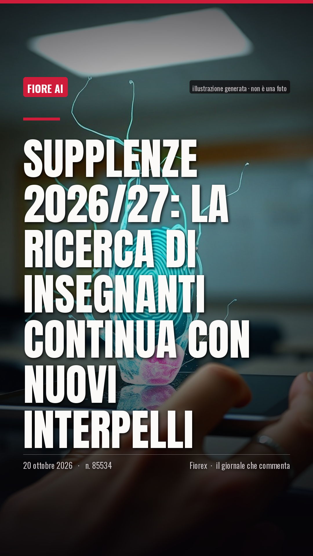 La cartolina verticale del pezzo, per le storie